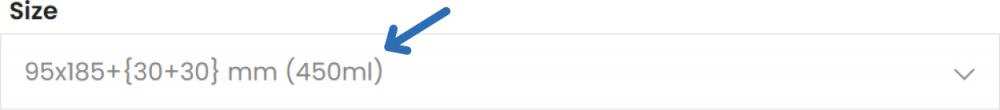 Trouver la taille de mon doypack