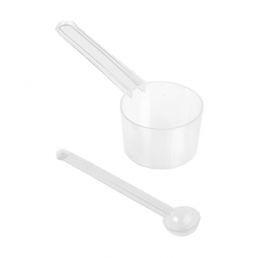 Cuillères à mesurer à long manche - transparentes