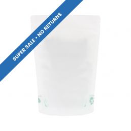 Sachet Stand-up avec Paper Feel Varnish - blanc