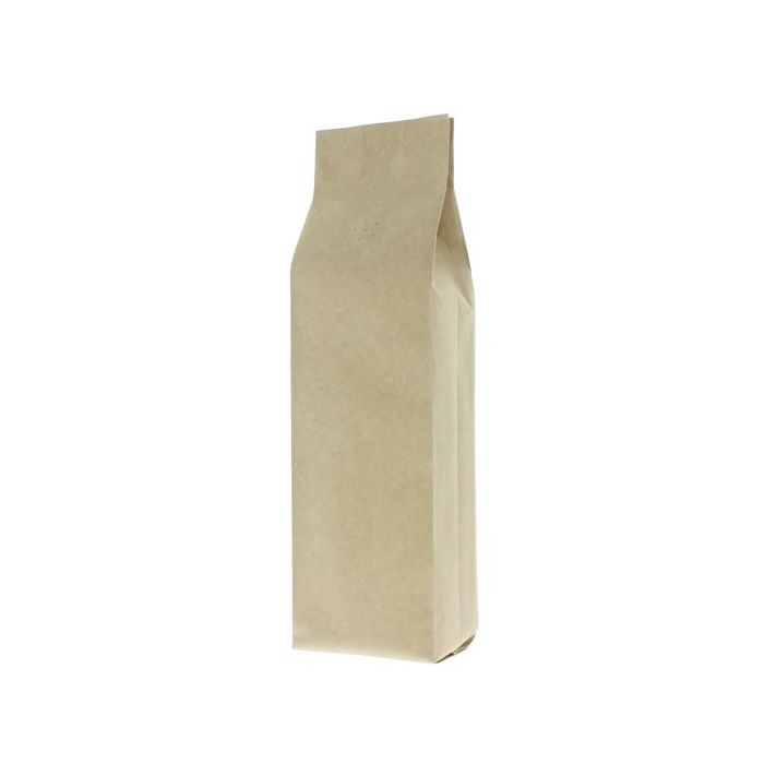 Sac à Café à Soufflet Latéral Papier Kraft - Marron