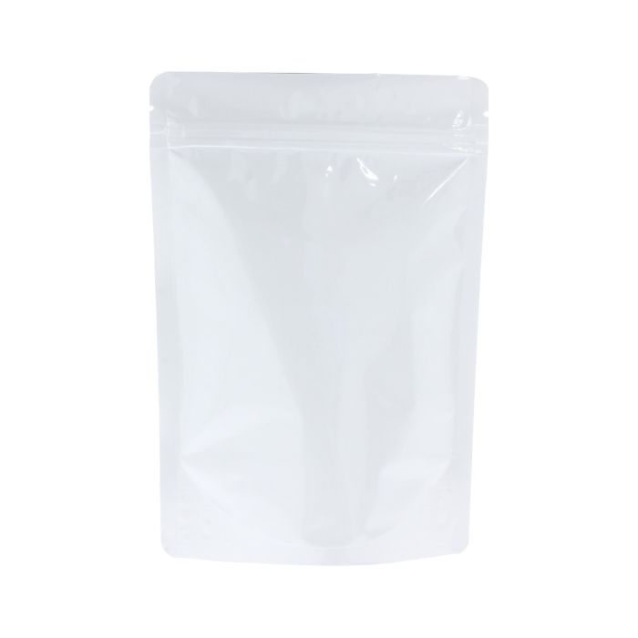 Sachet Stand-up - brillant blanc - 110x170+{35+35} mm (200-225ml)
