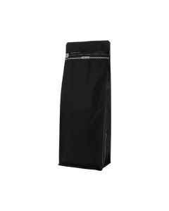 Sacs à fond plat avec fermeture zip frontale - matt noir