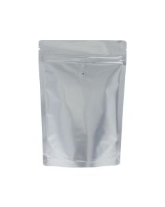 Sac &agrave; caf&eacute; - matt argent - 100 gr (120x200+{40+40} mm)