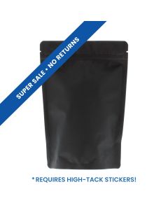Sachet Stand-up avec Paper Feel Varnish - noir
