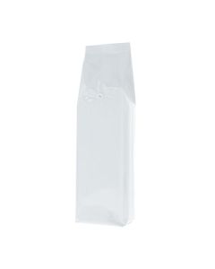 Sac à Café à Soufflet Latéral - Brillant Blanc
