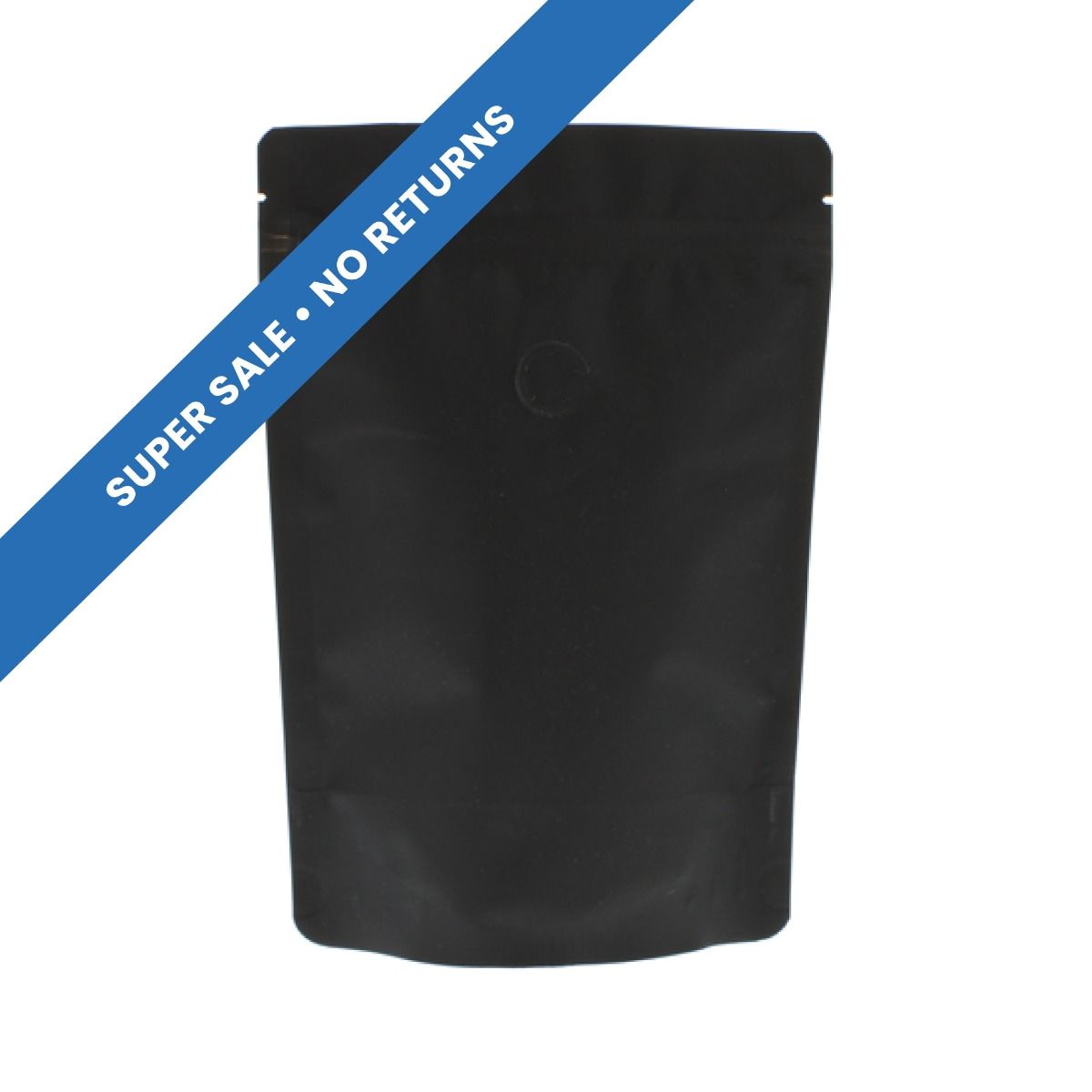 Sac à café avec Paper Feel Varnish - noir - 250 gr (160x230+{45+45} mm)