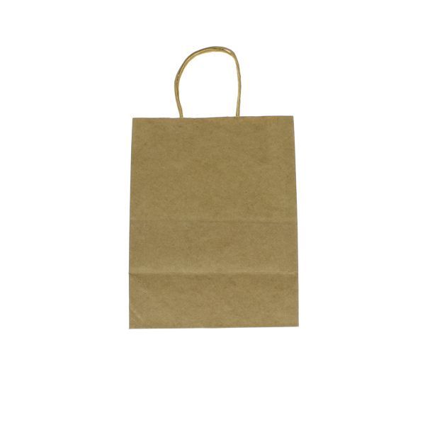 Sac en papier kraft avec twisted handle - marron