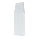 Sac à café à soufflet latéral - matt blanc - 250 gr (80x260+ {25+25} mm)