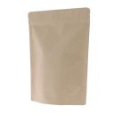Sachet Stand-up papier kraft - marron - 160x230+{45+45} mm (700-900ml)