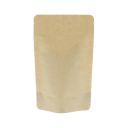 Sachet Stand-up papier kraft compostable - marron
