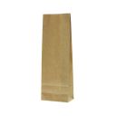 Sac à fond bloc en papier kraft 2 couches (100% papier recyclable) - brun