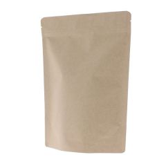 Sachet Stand-up papier kraft - marron - 80x130+{25+25} mm (70ml)
