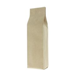 Sac à Café à Soufflet Latéral Papier Kraft - Marron
