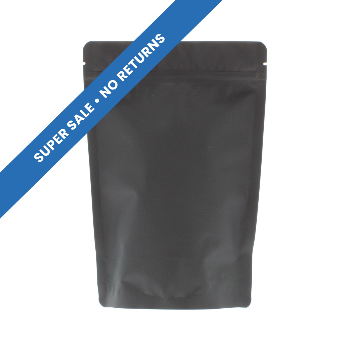 Sachet Stand-up avec Paper Feel Varnish - noir